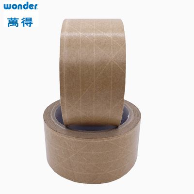 Bản thân dính White Kraft giấy băng 0.130mm Độ dày dung môi dựa