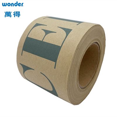 Bản thân dính White Kraft giấy băng 0.130mm Độ dày dung môi dựa