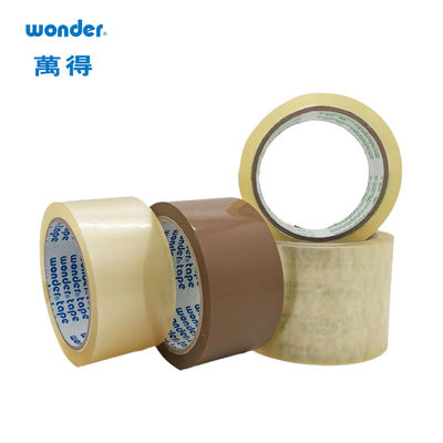 Dây băng bao bì BOPP rõ ràng 50m Độ dài màu nâu Sử dụng sửa chữa tạm thời
