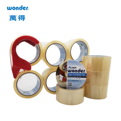 Dễ xử lý băng đóng gói BOPP 48mm Độ rộng nâu trong suốt