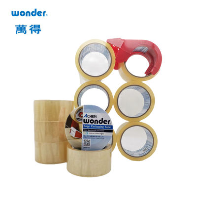 Binding BOPP băng keo dựa trên nước keo màu nâu BOPP băng 2 inch