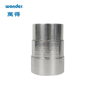 Silver High Temp Aluminum Foil Tape 0.057mm Độ dày Áo kết dính
