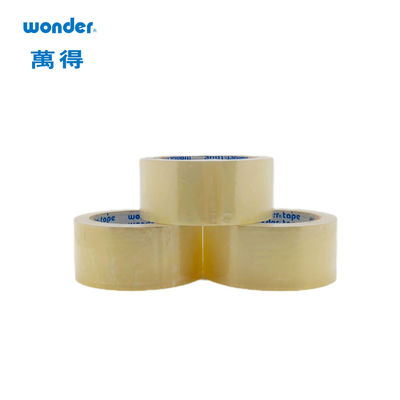 Nhựa băng bao bì BOPP trong suốt 48mm X 50m Áp dính nhạy cảm với áp suất nóng chảy