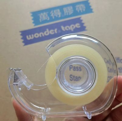 DIY Clear BOPP Stationery Tape 18mm Width Yellowish Individual Cho các dự án