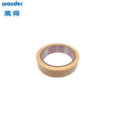 Crepe giấy vật liệu băng dán che đậy 0.145mm Độ dày cho sơn