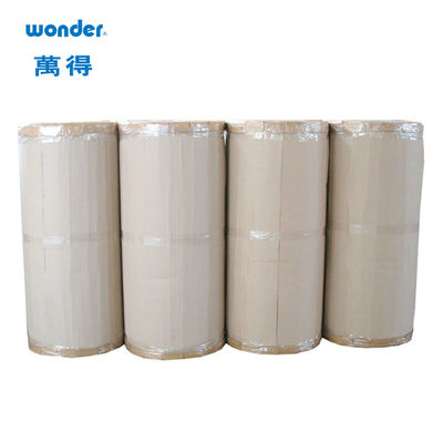 Độ bền kéo cao Bopp băng Jumbo Roll 1260mm chiều rộng màu vàng