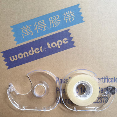Dây băng giấy BOPP trong suốt màu trắng 50mm để dán nhãn