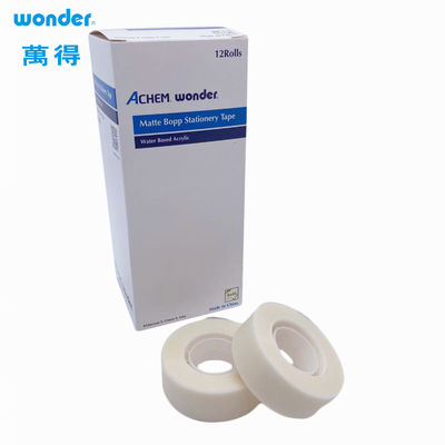 Dây dán acrylic màu trắng BOPP để viết