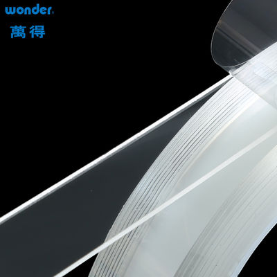 Adhesive Wonder Nano Tape Roll 2.5mm Độ dày Clear Double Sided Gel tái chế
