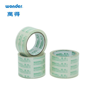 Dây dán bao bì BOPP rõ ràng với chất kết dính có chứa nước