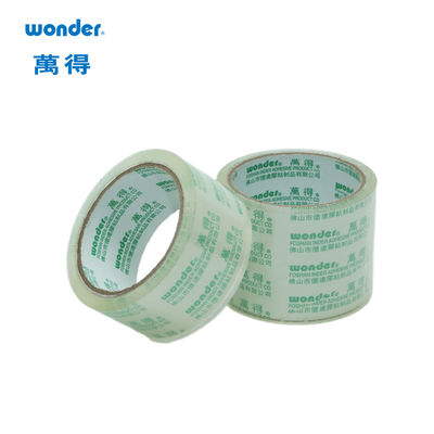 Dây dán bao bì BOPP rõ ràng với chất kết dính có chứa nước