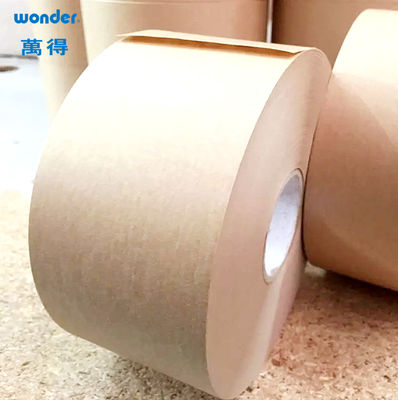 Liner Water Activated Brown Kraft Paper Tape 1200mm Chiều rộng cho hộp