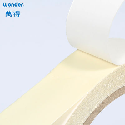Wonder No. 63342 90mic Solvent dựa trên băng vải hai mặt với giấy giải phóng