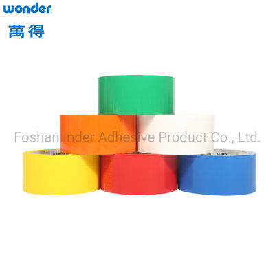 Dây băng đóng gói BOPP màu với độ dính acrylic dựa trên nước thấp VOC 0.052mm Tương thích với môi trường