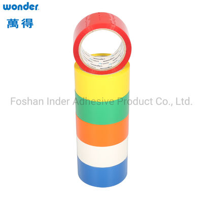 Dây băng đóng gói BOPP màu với độ dính acrylic dựa trên nước thấp VOC 0.052mm Tương thích với môi trường