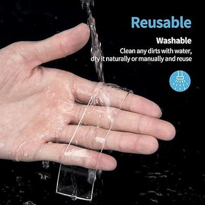 Dây băng dán nano hai mặt có thể giặt, mạnh, dính, tái sử dụng, băng thông minh cho băng gắn công nghiệp gia dụng