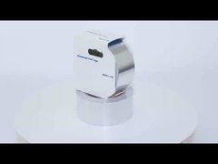 Vải băng nhựa nhôm nhiệt bạc 0.1mm Độ dày