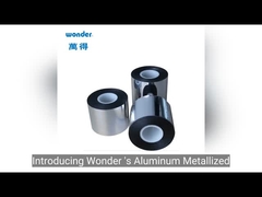 Màn hình kim loại BOPP băng bọc 0.055mm Bảo quản nhiệt